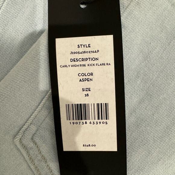 NWT Veronica Beard Carly Kick Flare Jeans - Picture 6 of 6